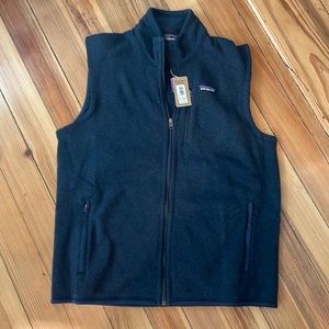 Men’s Patagonia better sweater vest in navy NWT